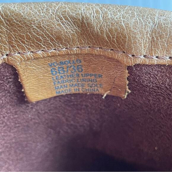 VINCE CAMUTO Bollo Knee High Boots Size 6 Leather Distressed Studs Boho Edgy - Picture 5 of 13